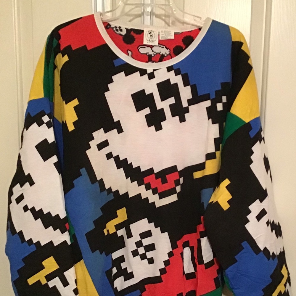 Mickey Mouse Oversized Sweatshirt 1 size fits all